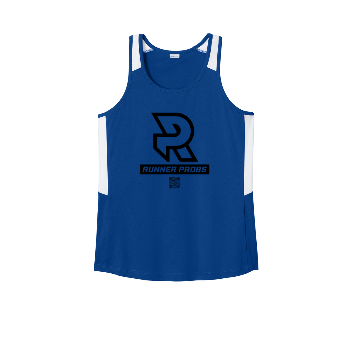 LOGO (Black) - Womens Club Track Tank