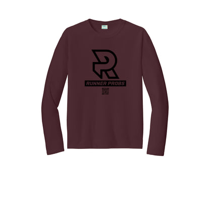 LOGO (Black) - Long Sleeve Performance Tee