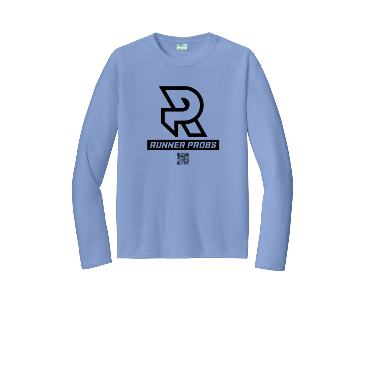 LOGO (Black) - Long Sleeve Performance Tee
