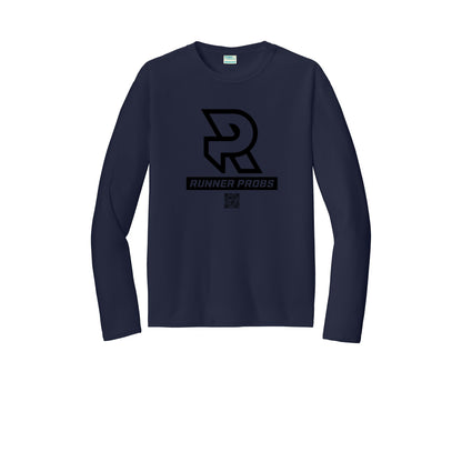 LOGO (Black) - Long Sleeve Performance Tee