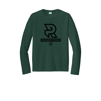 LOGO (Black) - Long Sleeve Performance Tee