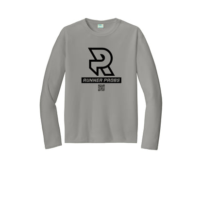 LOGO (Black) - Long Sleeve Performance Tee