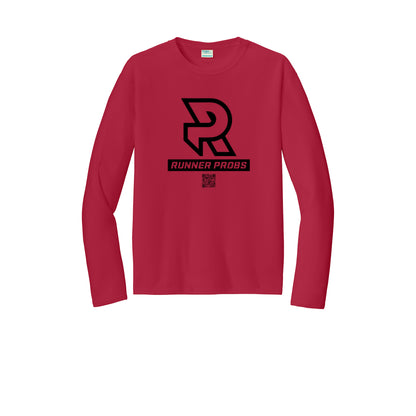 LOGO (Black) - Long Sleeve Performance Tee