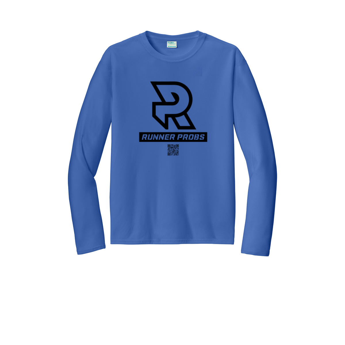LOGO (Black) - Long Sleeve Performance Tee