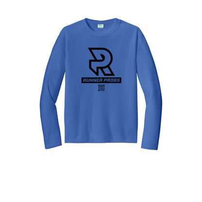 LOGO (Black) - Long Sleeve Performance Tee