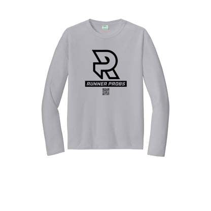 LOGO (Black) - Long Sleeve Performance Tee