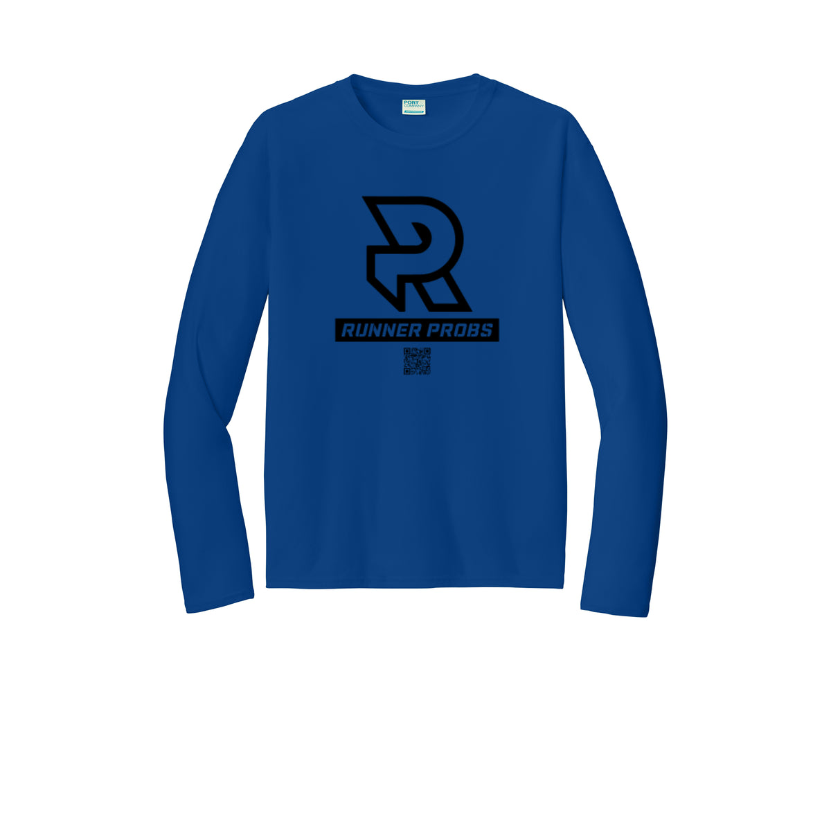 LOGO (Black) - Long Sleeve Performance Tee