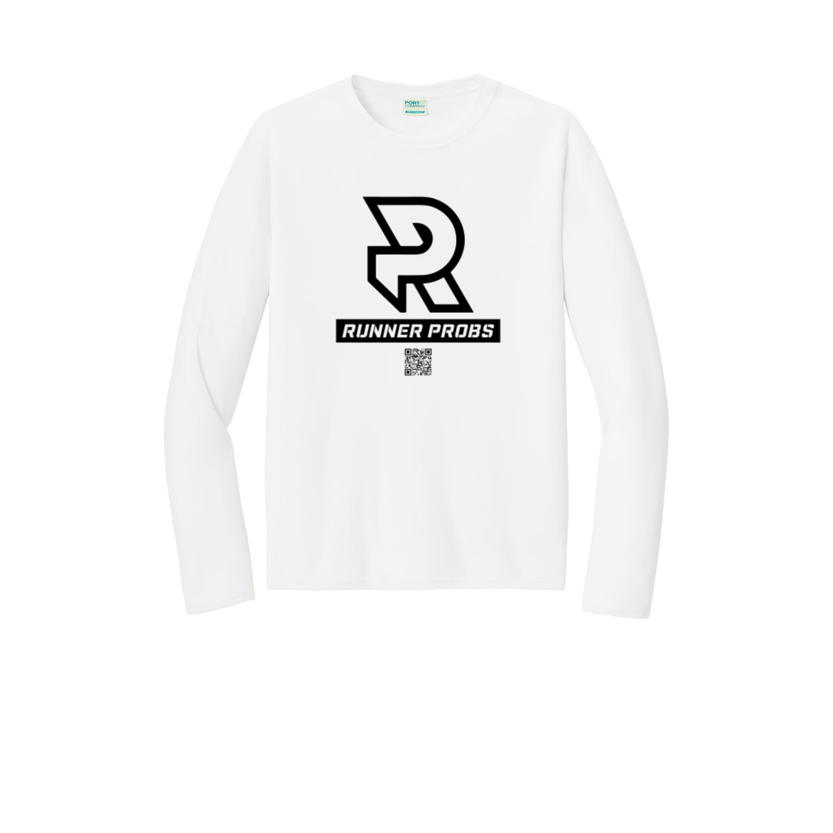 LOGO (Black) - Long Sleeve Performance Tee