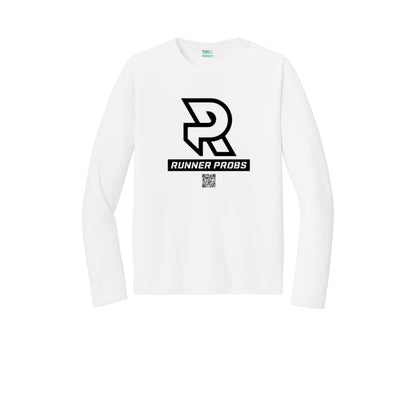 LOGO (Black) - Long Sleeve Performance Tee