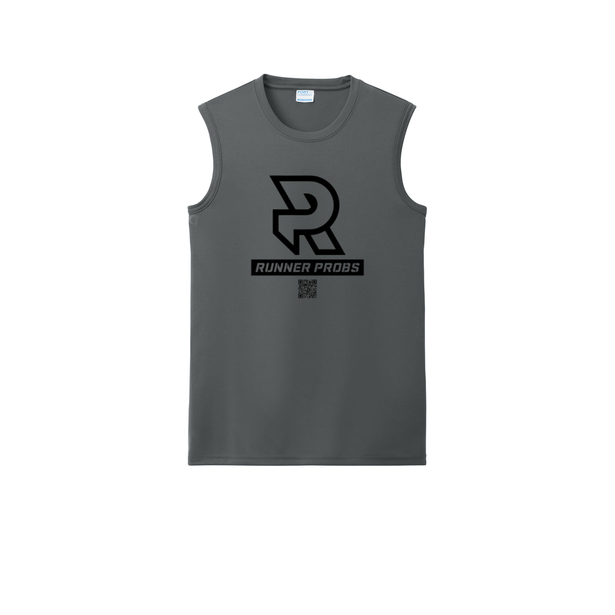 LOGO (Black) - Sleeveless Performance Tee