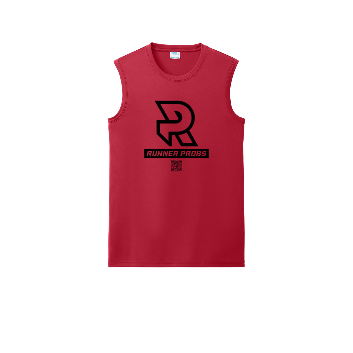 LOGO (Black) - Sleeveless Performance Tee
