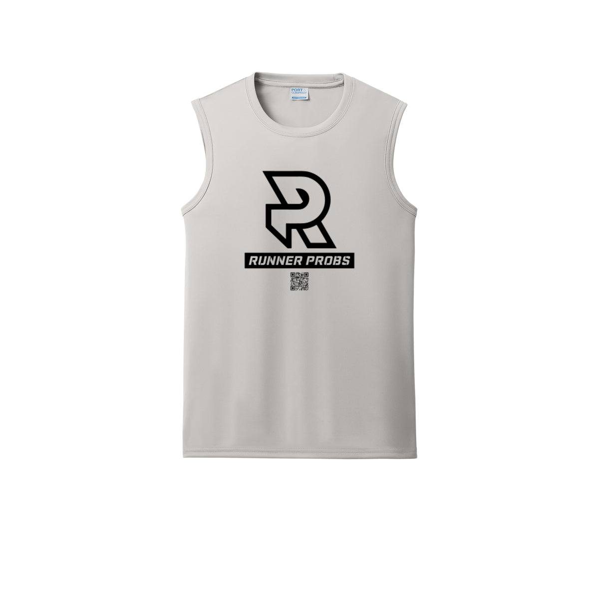 LOGO (Black) - Sleeveless Performance Tee