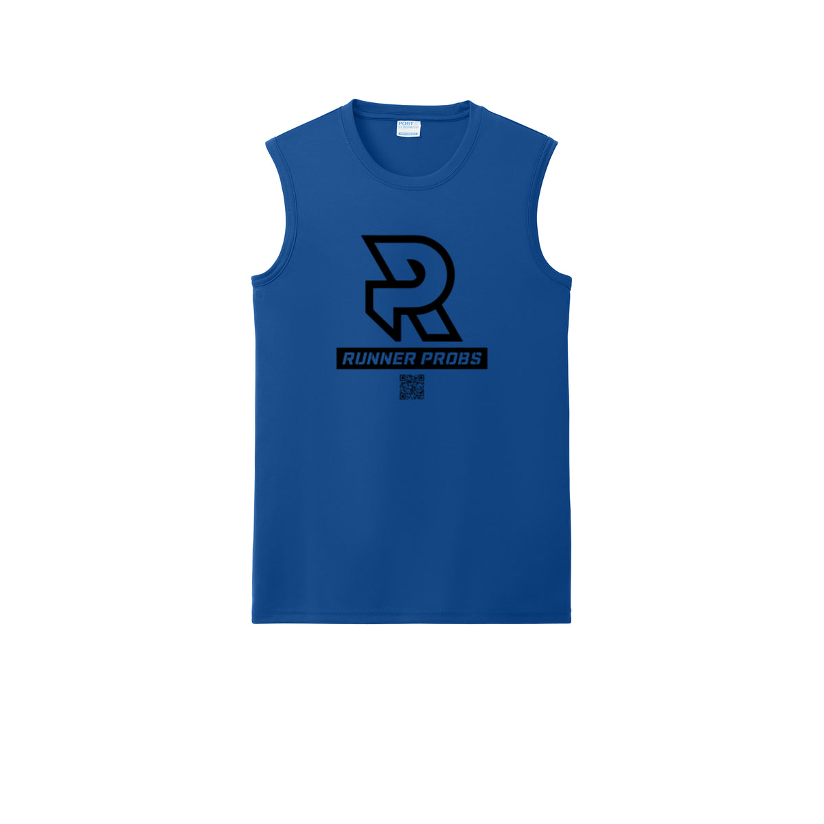 LOGO (Black) - Sleeveless Performance Tee