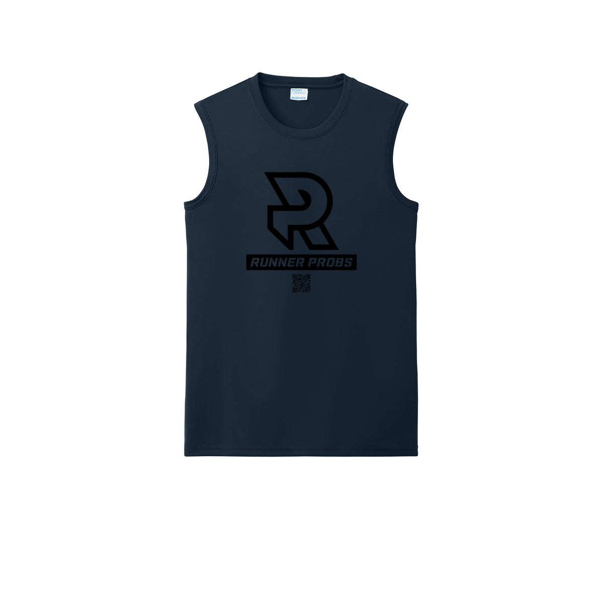 LOGO (Black) - Sleeveless Performance Tee