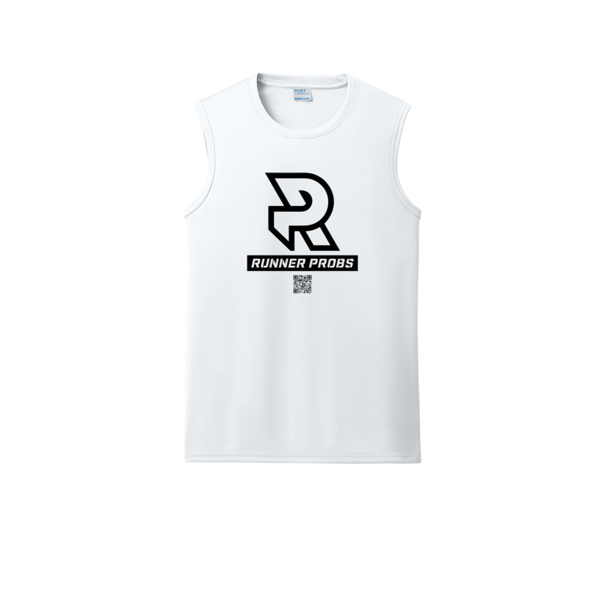 LOGO (Black) - Sleeveless Performance Tee