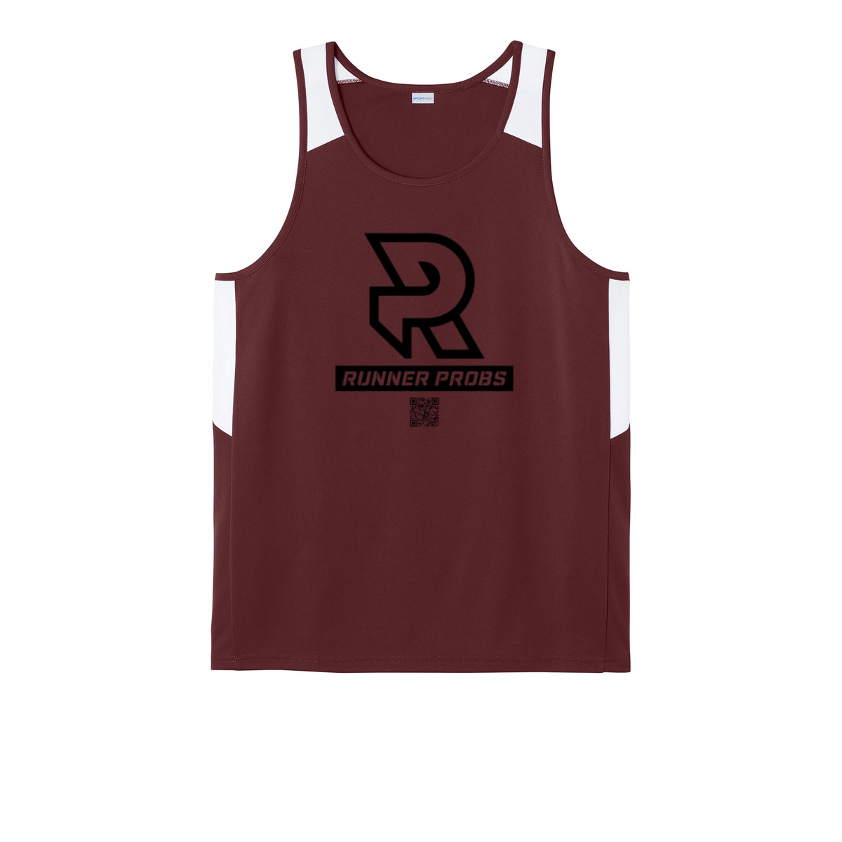 LOGO (Black) - Mens Club Track Tank