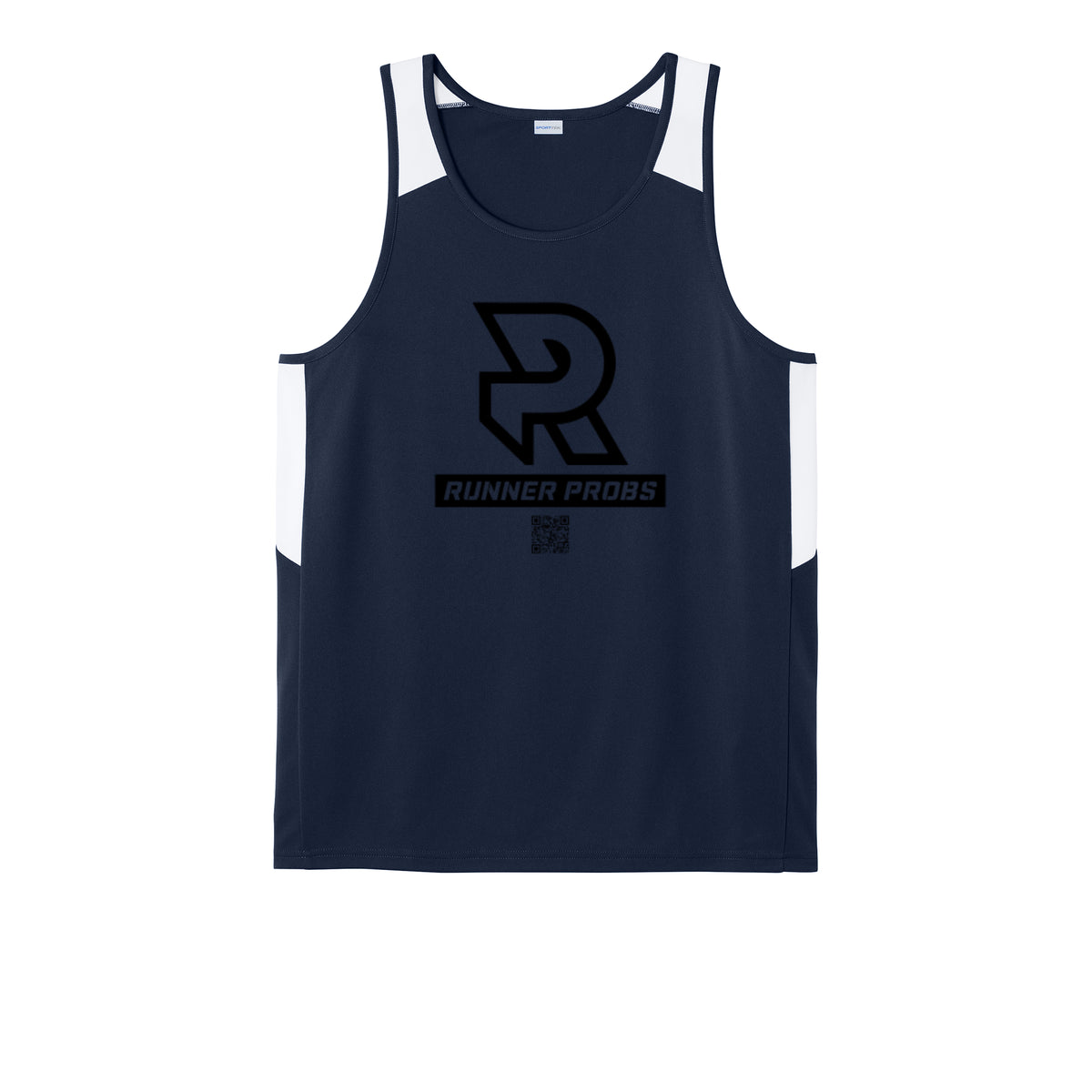 LOGO (Black) - Mens Club Track Tank