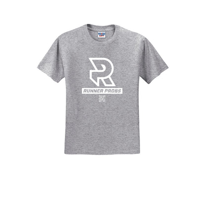 LOGO (White) - Short Sleeve 50/50 Tee