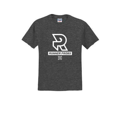 LOGO (White) - Short Sleeve 50/50 Tee