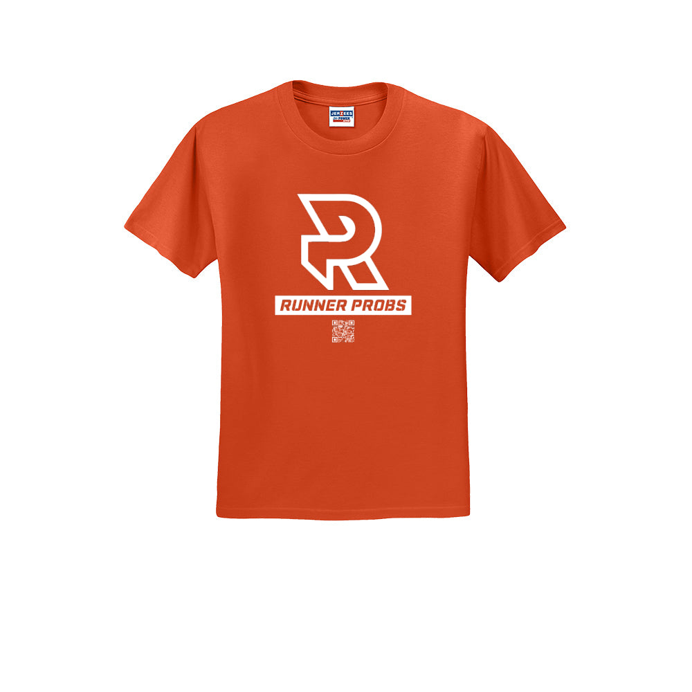 LOGO (White) - Short Sleeve 50/50 Tee