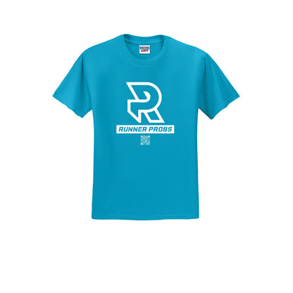 LOGO (White) - Short Sleeve 50/50 Tee