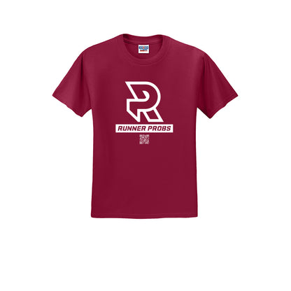 LOGO (White) - Short Sleeve 50/50 Tee
