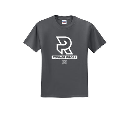 LOGO (White) - Short Sleeve 50/50 Tee