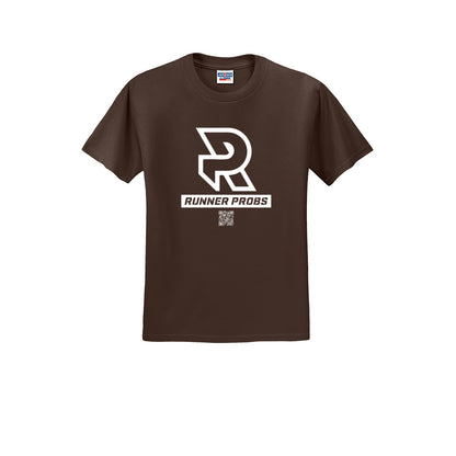 LOGO (White) - Short Sleeve 50/50 Tee