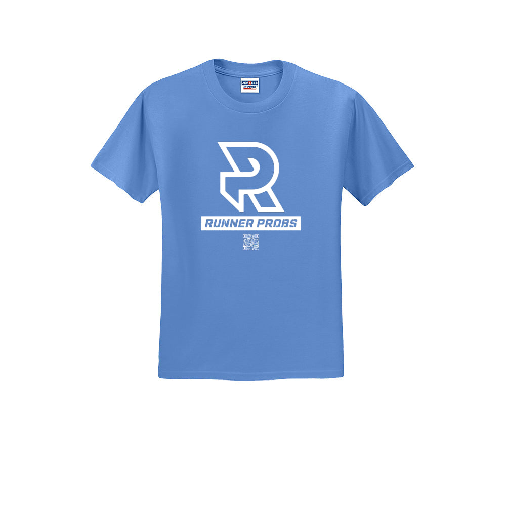 LOGO (White) - Short Sleeve 50/50 Tee