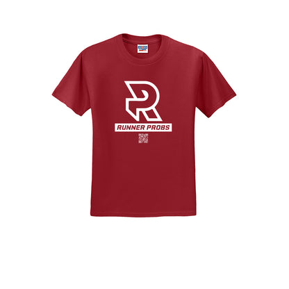 LOGO (White) - Short Sleeve 50/50 Tee