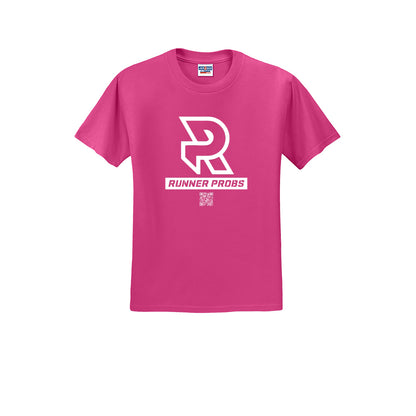 LOGO (White) - Short Sleeve 50/50 Tee