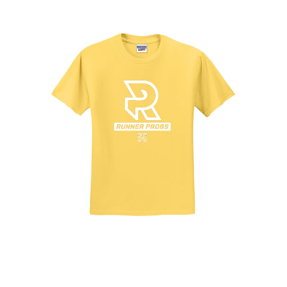 LOGO (White) - Short Sleeve 50/50 Tee