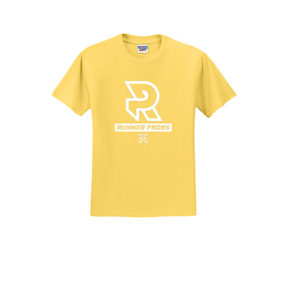 LOGO (White) - Short Sleeve 50/50 Tee