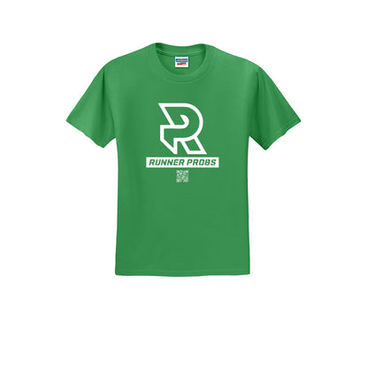 LOGO (White) - Short Sleeve 50/50 Tee