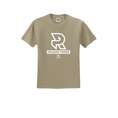 LOGO (White) - Short Sleeve 50/50 Tee