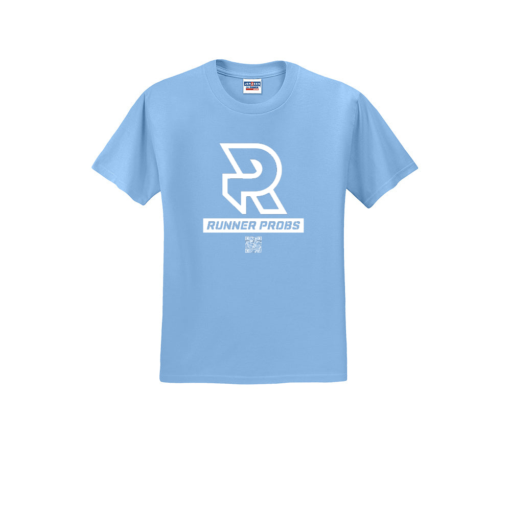 LOGO (White) - Short Sleeve 50/50 Tee