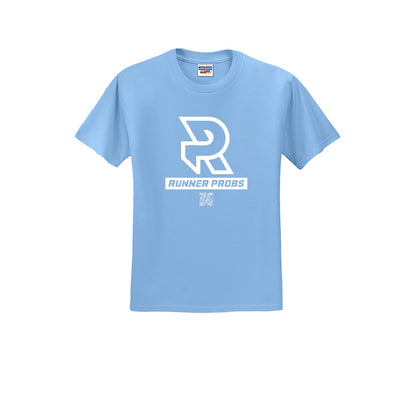 LOGO (White) - Short Sleeve 50/50 Tee