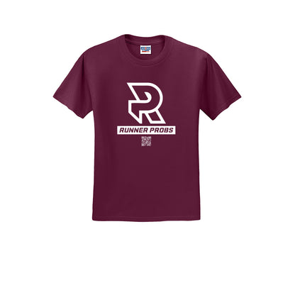 LOGO (White) - Short Sleeve 50/50 Tee