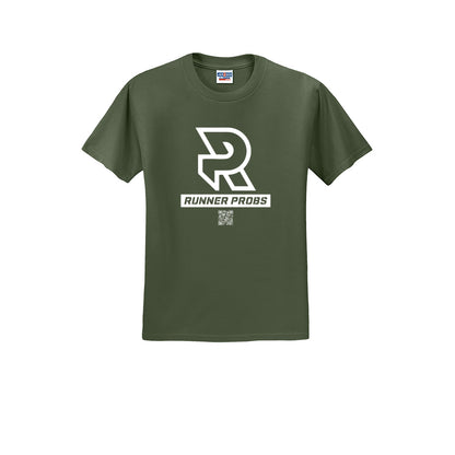LOGO (White) - Short Sleeve 50/50 Tee