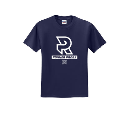 LOGO (White) - Short Sleeve 50/50 Tee
