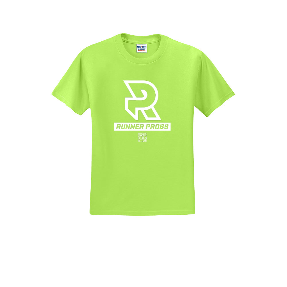 LOGO (White) - Short Sleeve 50/50 Tee
