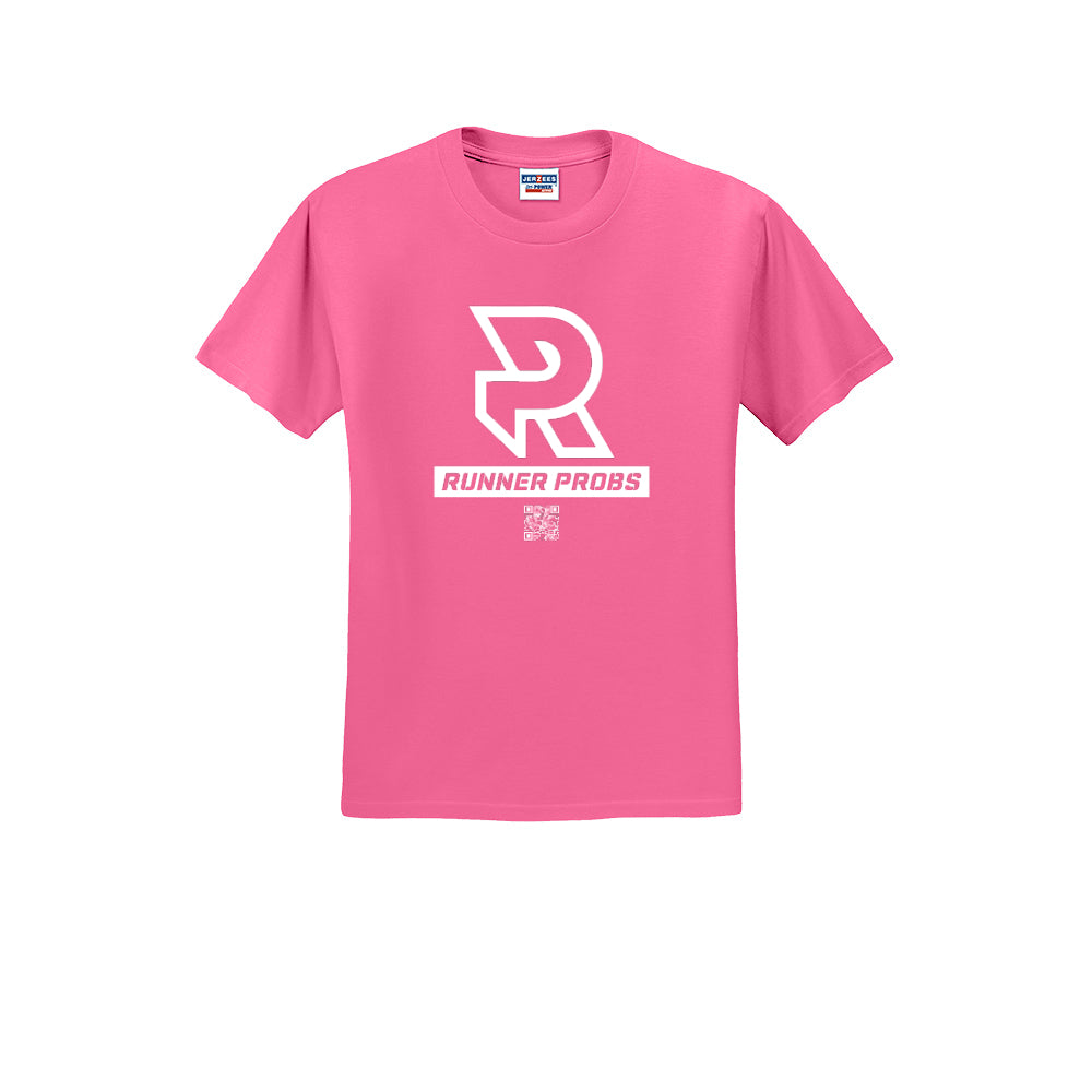 LOGO (White) - Short Sleeve 50/50 Tee