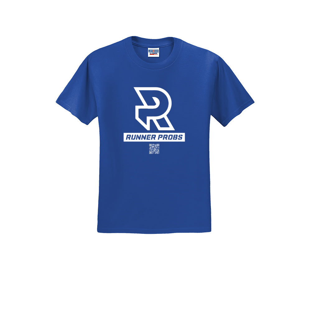 LOGO (White) - Short Sleeve 50/50 Tee