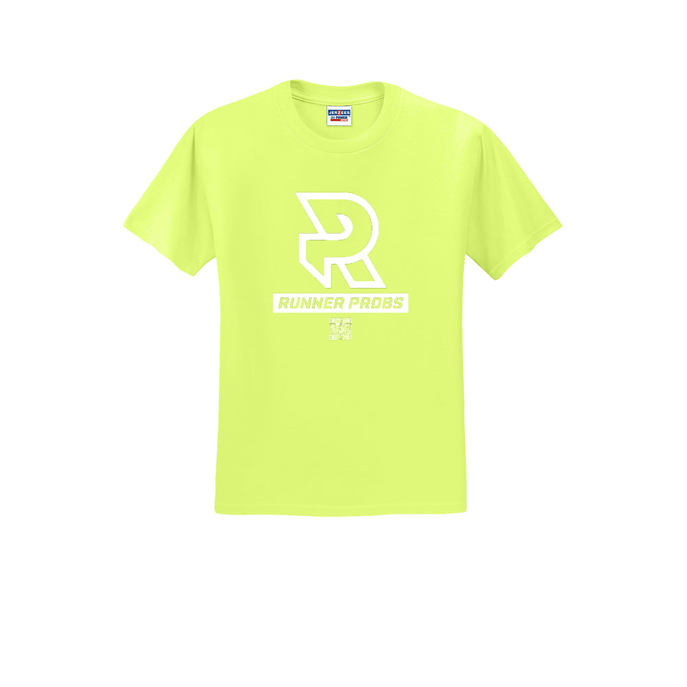 LOGO (White) - Short Sleeve 50/50 Tee