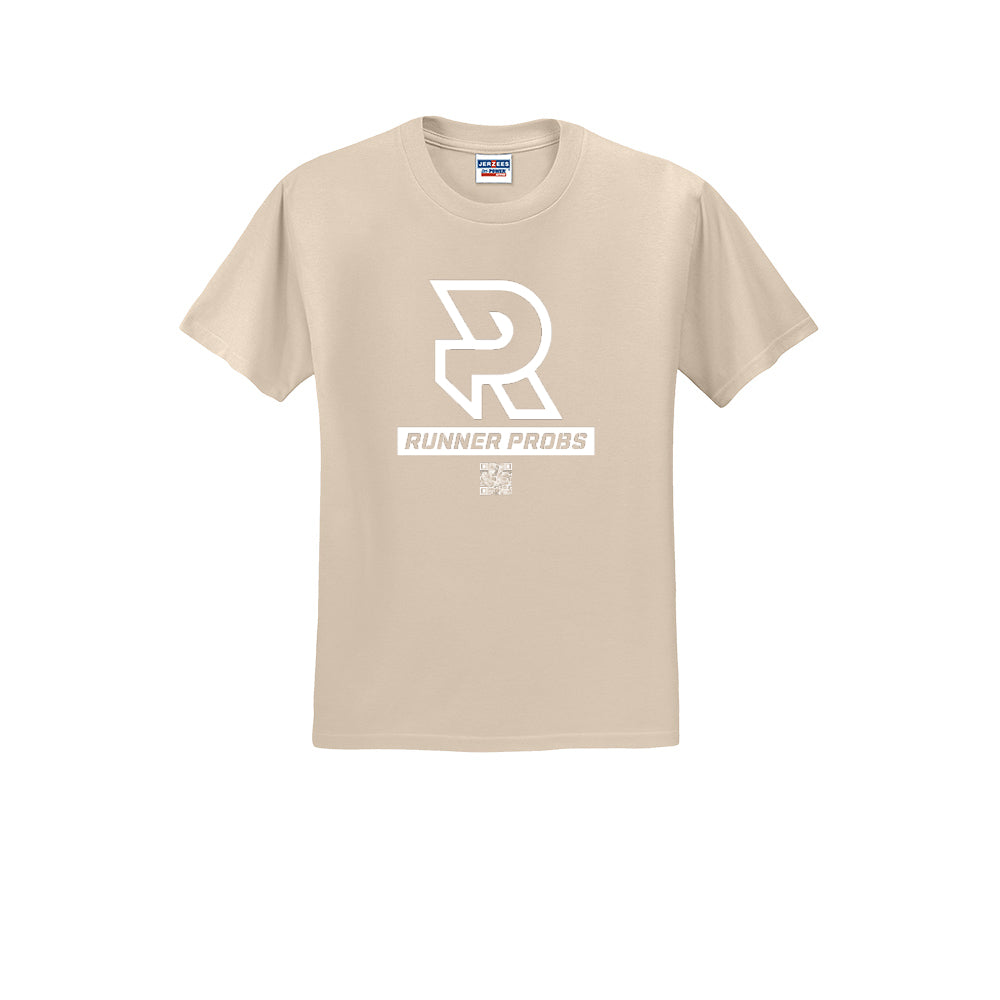 LOGO (White) - Short Sleeve 50/50 Tee