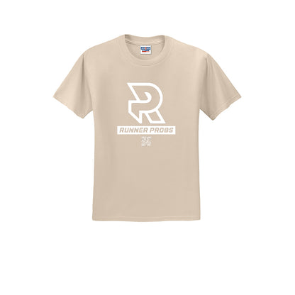 LOGO (White) - Short Sleeve 50/50 Tee