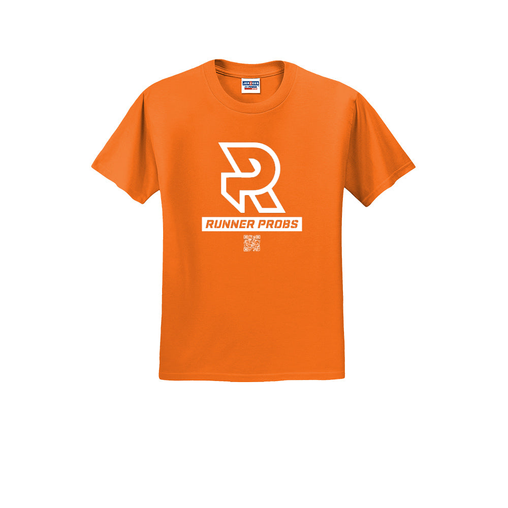 LOGO (White) - Short Sleeve 50/50 Tee