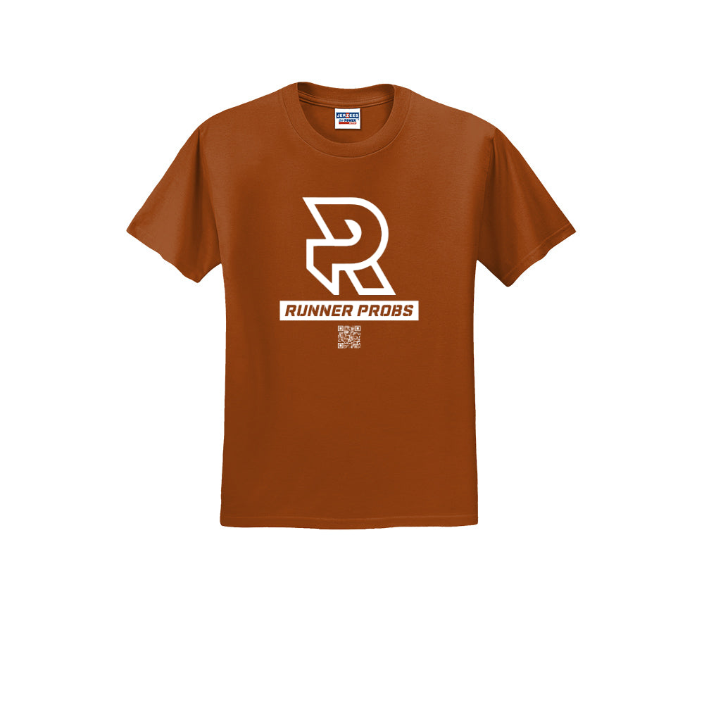 LOGO (White) - Short Sleeve 50/50 Tee