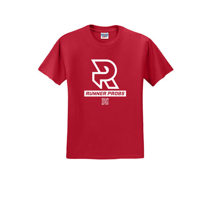LOGO (White) - Short Sleeve 50/50 Tee