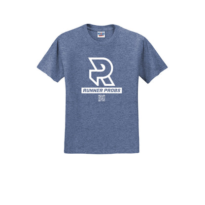 LOGO (White) - Short Sleeve 50/50 Tee